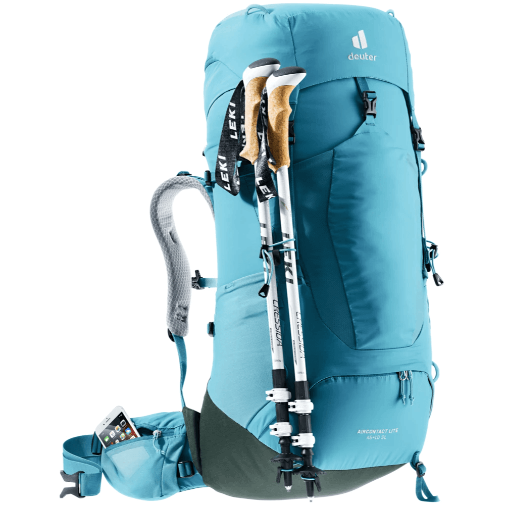 กระเป๋าเป้เดินป่า Deuter Aircontact Lite 45+10 SL Lagoon-ivy